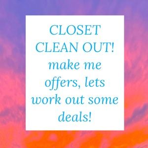 CLOSET CLEANOUT!!!